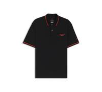 BOSS Porsche x BOSS Poloshirt aus Baumwolle mit Feuchtigkeitsregulierung - Style C-Parris 197_PS, 50543257 Schwarz XL