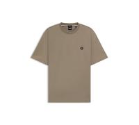 BOSS Herren C-Taut 01 Regular-Fit T-Shirt aus Baumwolle mit Double-B-Monogramm Hellbraun XXL