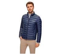 BOSS Herren Calanos Wasserabweisende Steppjacke mit tonalem Logo Dunkelblau 48