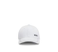 Boss Green Cap Logo Kappe schneeweiß