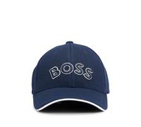 BOSS Cap aus gewebtem Piqué mit Logo-Stickerei - Style Cap-US, 50492737 Dunkelblau ONESI