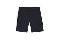 BOSS Herren Chino Slim Slim-Fit Chino-Shorts aus bedruckter Stretch-Baumwolle Dunkelblau 33