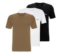 BOSS Herren 3er-Pack T-Shirts Medium Beige Ecru L