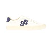 Boss - Herren/Damen Unisex Sneaker "Aiden", Leder (Weiß/Blau) EU 39/UK 6