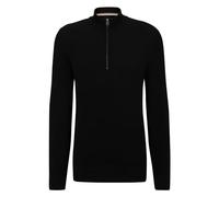 BOSS Ebrando-P Halfzip Pullover Schwarz - Größe M Schwarz M