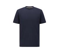BOSS Herren Einfarbiges Kurzärmeliges Rundhalsausschnitt T-Shirt, Marineblau, Mittel