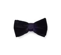 BOSS Herren F-BOW TIE-231 Fliege aus Baumwoll-Samt Schwarz Stck