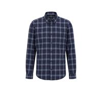 BOSS Herren Flannelhemd H-LIAM, blau, Gr. L