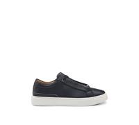 BOSS Gary Sneakers aus genarbtem Leder mit verdeckten Schnürsenkeln - Style Gary_Tenn_grhdelxl, 50545153 Dunkelblau 43