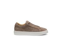 BOSS Gary Sneakers mit gewebten Veloursleder-Obermaterial - Style Gary_Tenn_sdwvhd, 50560680 Khaki 43