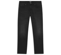 BOSS Herren H-Anderson IN Relaxed-Fit Jeans aus schwarzem Stretch-Denim Anthrazit 33/34