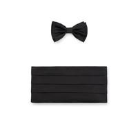 BOSS Geschenk-Set mit Fliege und Kummerbund aus Seide - Style H-BOW T+CUMM, 50480282 Schwarz ONESI