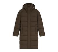 BOSS Black Steppparka Herren Stehkragen Mikrofaser grün, 48 (S)