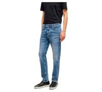 BOSS Herren H-Delaware Delaware Slim-Fit Jeans aus blauem Stretch-Denim Blau 36/32