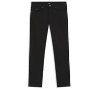 BOSS Slim Fit Stoffhose mit Stretch-Anteil Modell 'Delaware' in Black, Größe 36/30