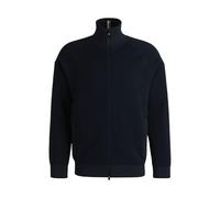 BOSS Herren H-Domico Cardigan aus Baumwolle und Schurwolle mit Reißverschluss Dunkelblau XL