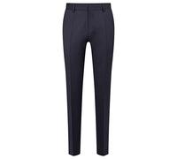 Genius Slim Fit Wool Trousers Dark Blue Blau 50
