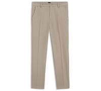BOSS Herren H-Kaiton1 Slim-Fit Hose aus strukturierter Stretch-Baumwolle