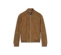 BOSS Herren H-Muller Regular-Fit Jacke aus Veloursleder Khaki 54