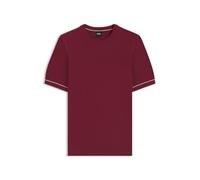 BOSS Pullover aus Baumwoll-Mix mit horizontalem Streifen - Style H-Nalon, 50560482 Rot S