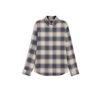BOSS Relaxed-Fit Hemd aus kariertem Baumwoll-Flanell - Style H-OWENL-K-P-261, 50556961 Blau gemustert M