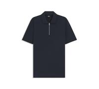 BOSS Poloshirt aus Piqué mit Reißverschluss am Kragen - Style H-Paras 57, 50544091 Dunkelblau XXXL