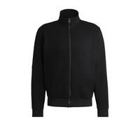 BOSS Herren H-Shepherd 100 Regular-Fit Sweatjacke aus Stretch-Baumwolle mit Reißverschluss Schwarz001 4XL