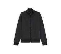 BOSS Herren H-Shepherd 80 Sweatshirt aus Baumwolle mit Troyerkragen Schwarz001 XL