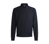 BOSS Hybrid-Sweatjacke mit Reißverschluss und wattiertem Einsatz an der Vorderseite - Style H-Skiles 100, 50532767 Dunkelblau S
