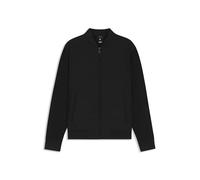 BOSS Sweatjacke mit Reißverschluss und gepolsterter Vorderseite - Style H-Skiles 100, 50532767 Schwarz M