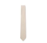 BOSS Krawatte aus Leinen-Seiden-Mix mit Jacquard-Struktur - Style H-TIE CM 7.5 ONE, 50561619 Hellbeige ONESI