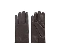 BOSS Herren Hainz4 Lederhandschuhe mit Paspeln und Metall-Aufnäher