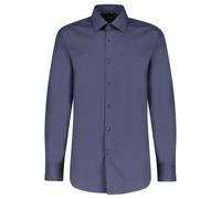 BOSS Slim Fit Hemd dunkelblau, Einfarbig