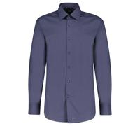 BOSS Slim Fit Hemd dunkelblau, Einfarbig