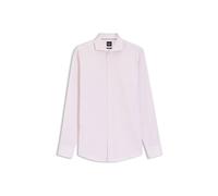 BOSS Gestreiftes Slim-Fit Hemd aus Baumwoll-Twill - Style H-HANK-SP-B1-C1-261, 50555977 Hellrosa 44