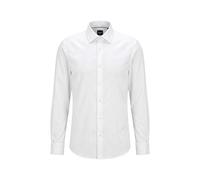 BOSS Herren Hemd H-HANK Slim Fit, weiss, Gr. 38