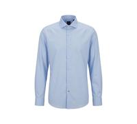BOSS Hemd H-JOE Spread C1 222 – Regular Fit Langarm Hellblau Größe 44