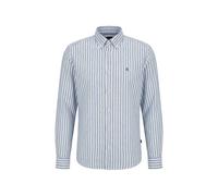 Leinenhemd BOSS "LIAM", Herren, Gr. 3XL, N-Gr, light, pastel blau459, Web, Obermaterial: 100% Leinen, gestreift, regular fit hüftbedeckend, 1-Knopf-Manschette mit Schlitz, Hemden, 100% Seide Premium S
