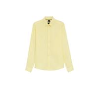 BOSS Herren Hemd H-LIAM Regular Fit, gelb, Gr. XXXL