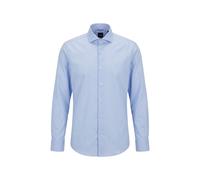 BOSS Slim Fit Hemd blau, Einfarbig