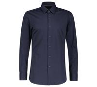 BOSS Herren P-HANK-s-C1-222 Slim-Fit Hemd aus Baumwoll-Mix mit Performance-Stretch Dunkelblau 39