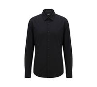 BOSS Slim Fit Businesshemd mit Kentkragen Modell 'P-HANK-S' in Black, Größe 40
