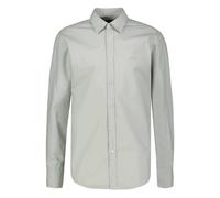 Langarmhemd BOSS ORANGE "Relegant", Herren, Gr. M, N-Gr, silber043, Web, Obermaterial: 100% Baumwolle, regular fit, hoch geschlossener Ausschnitt, eingesetzt 2-Knopf-Manschette mit Knöpfen, Hemden, mi