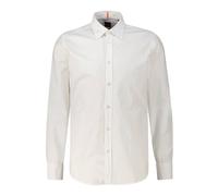 BOSS Orange Hemd Herren Regular Fit Langarm Baumwolle weiß, S