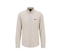 BOSS Herren Hemd ST_MOTION Regular Fit, beige, Gr. S