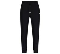 BOSS Herren Hicon MB 1 x Matteo Berrettini Jogginghose aus Stretch-Jersey mit charakteristischem Streifen-Tape Schwarz XXL