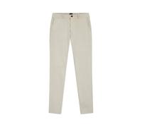 Chinohose BOSS ORANGE "Slim-fit", Herren, Gr. 34, Länge 32, beige (271 light beige), Web, Obermaterial: 97% Baumwolle, 3% Elasthan, unifarben, slim fit knöchellang, Hosen Chinohose, Aus komfortabler S