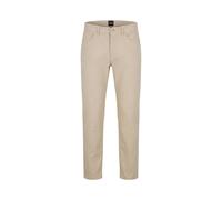 BOSS Regular Fit Hose aus Baumwoll-Mix Modell 'H-RE.MAINE5' in Beige, Größe 32/30