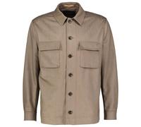 BOSS Herren Jacke aus Schurwolle L-CORVIN OVERSHIRT Relaxed Fit, oliv, Gr. 50