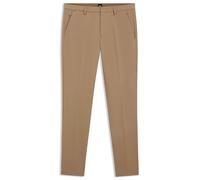 BOSS Herren Kaito1 T Slim-Fit Hose aus elastischem Baumwoll-Mix Hellbeige 46